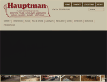 Tablet Screenshot of hauptmanfloor.com